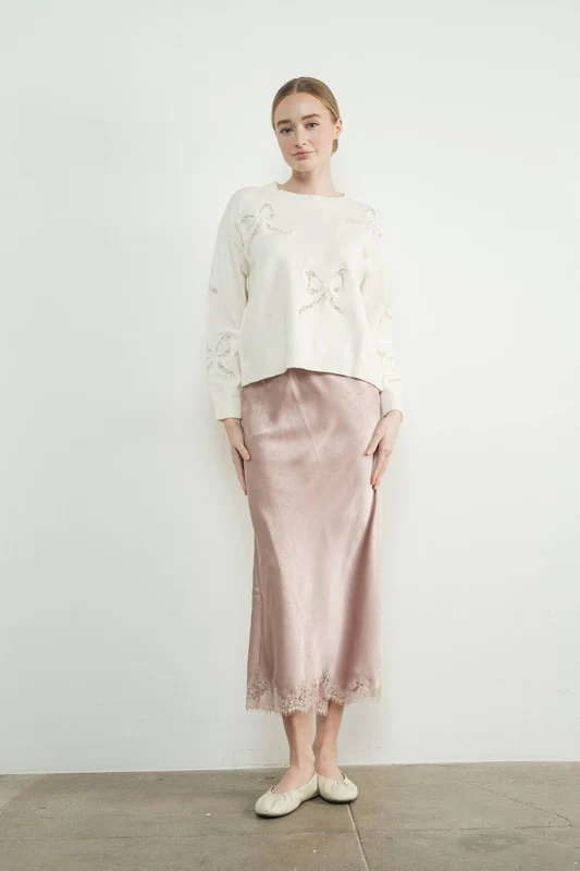 Bella Lace Slip Skirt - Image 3