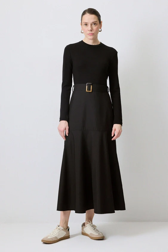 Helene Belted Maxi Dress - Image 10