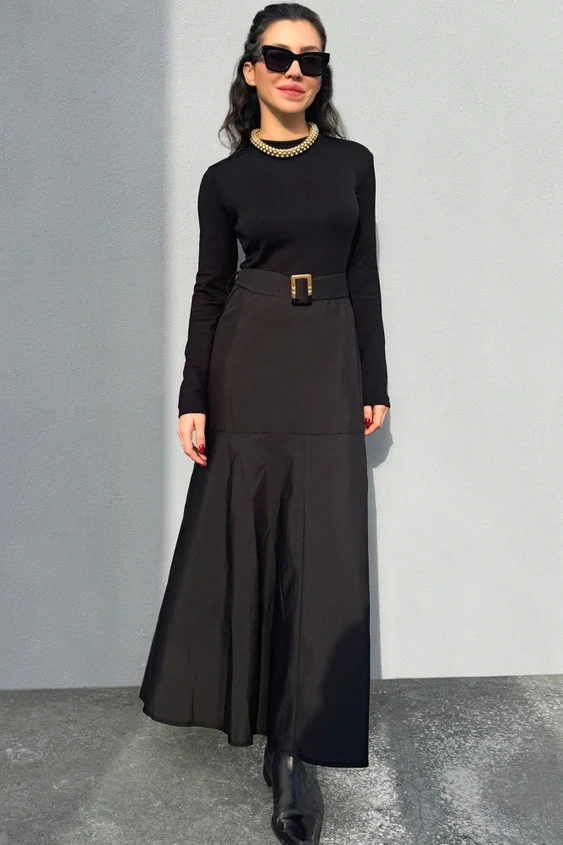 Helene Belted Maxi Dress - Image 12