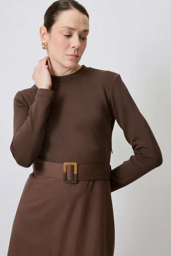 Helene Belted Maxi Dress - Image 6