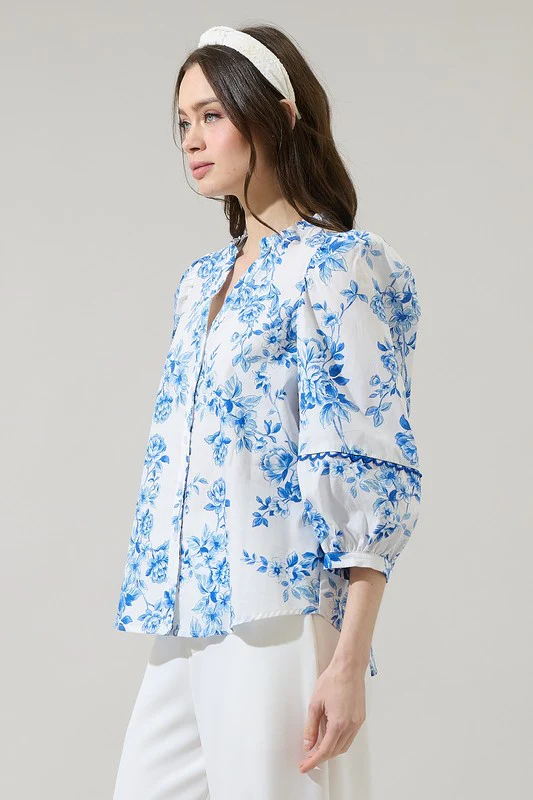 Skies Floral Blouse - Image 2