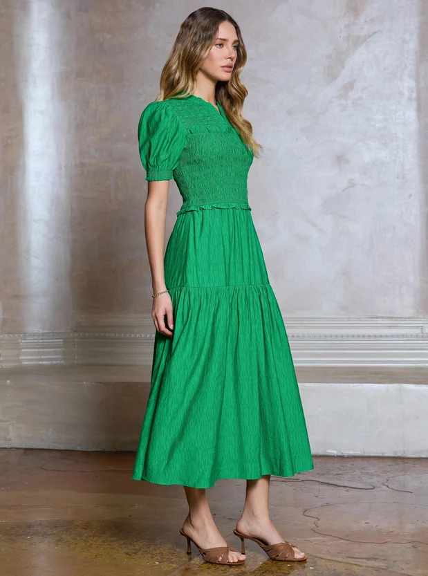 Botanical Garden Smocked Dress - Image 4