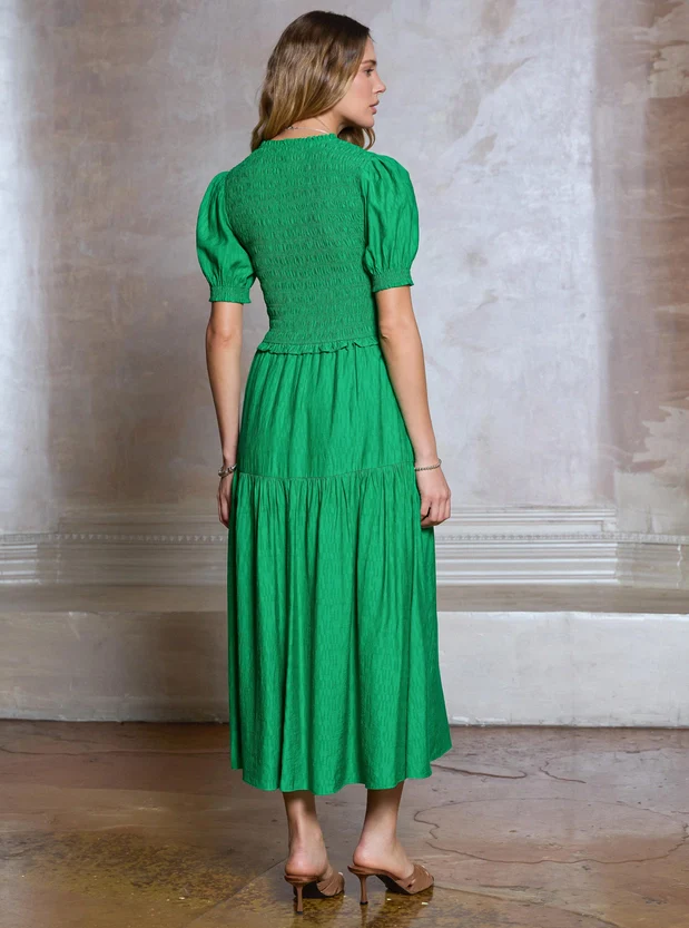 Botanical Garden Smocked Dress - Image 7