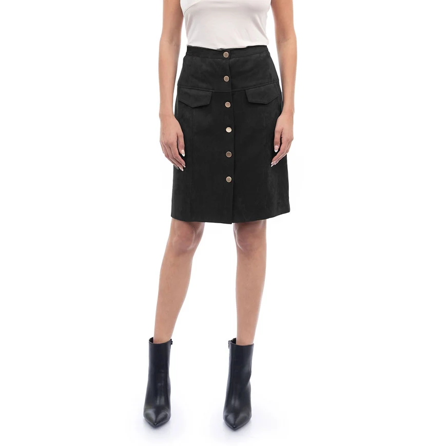 Bring It On Suede Skirt - Image 6