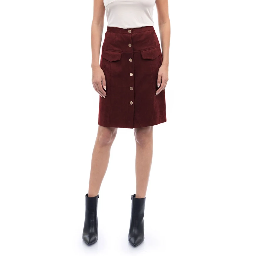 Bring It On Suede Skirt - Image 7