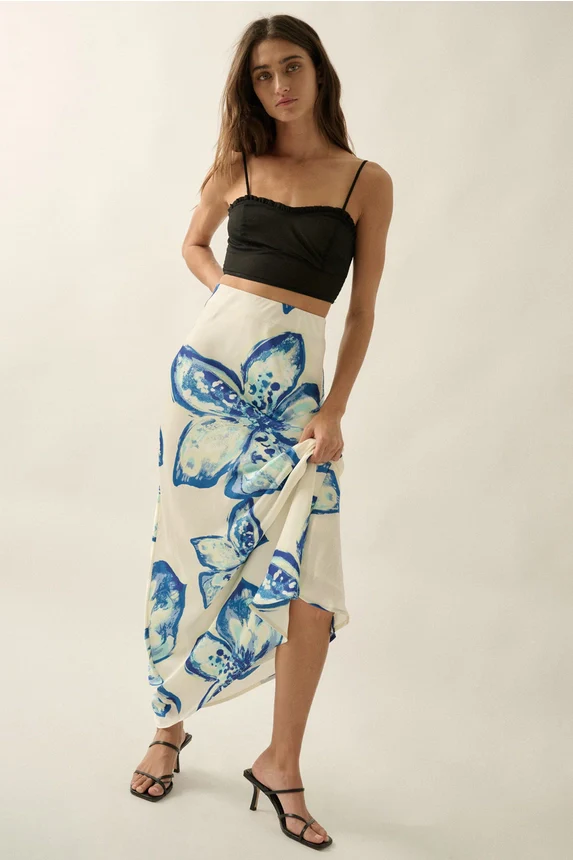 Capri Maxi Slip Skirt - Image 4
