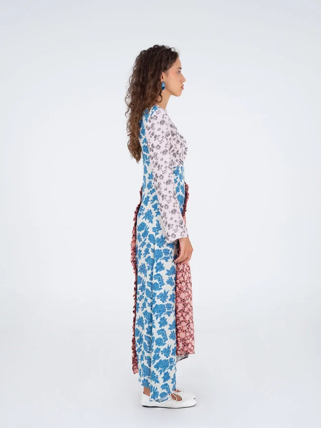 Cottagecore Floral Maxi Dress - Image 5