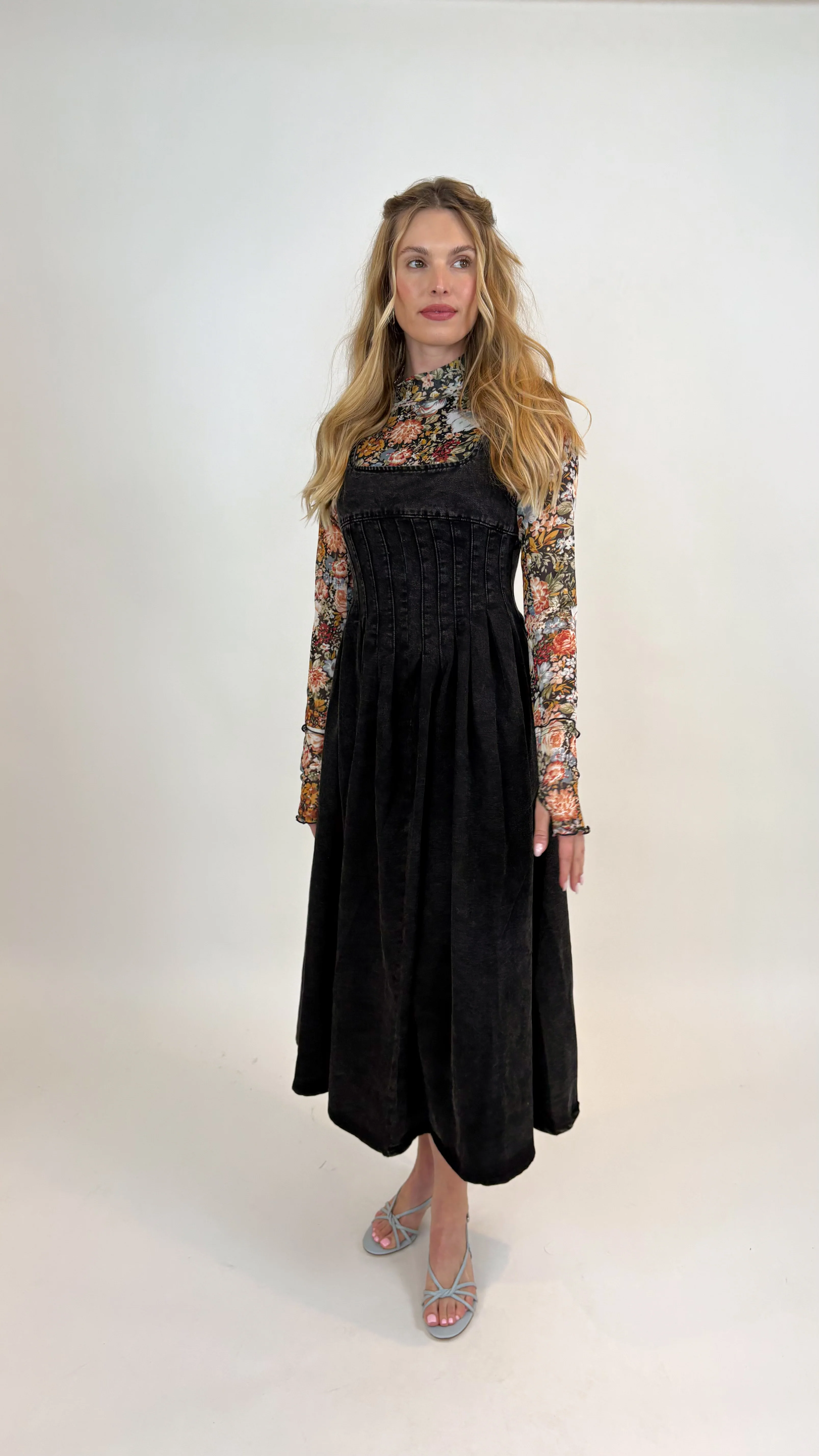 All For It Denim Dress - Image 3