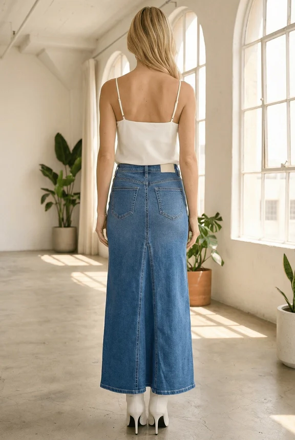 Lucy Denim Skirt - Image 2