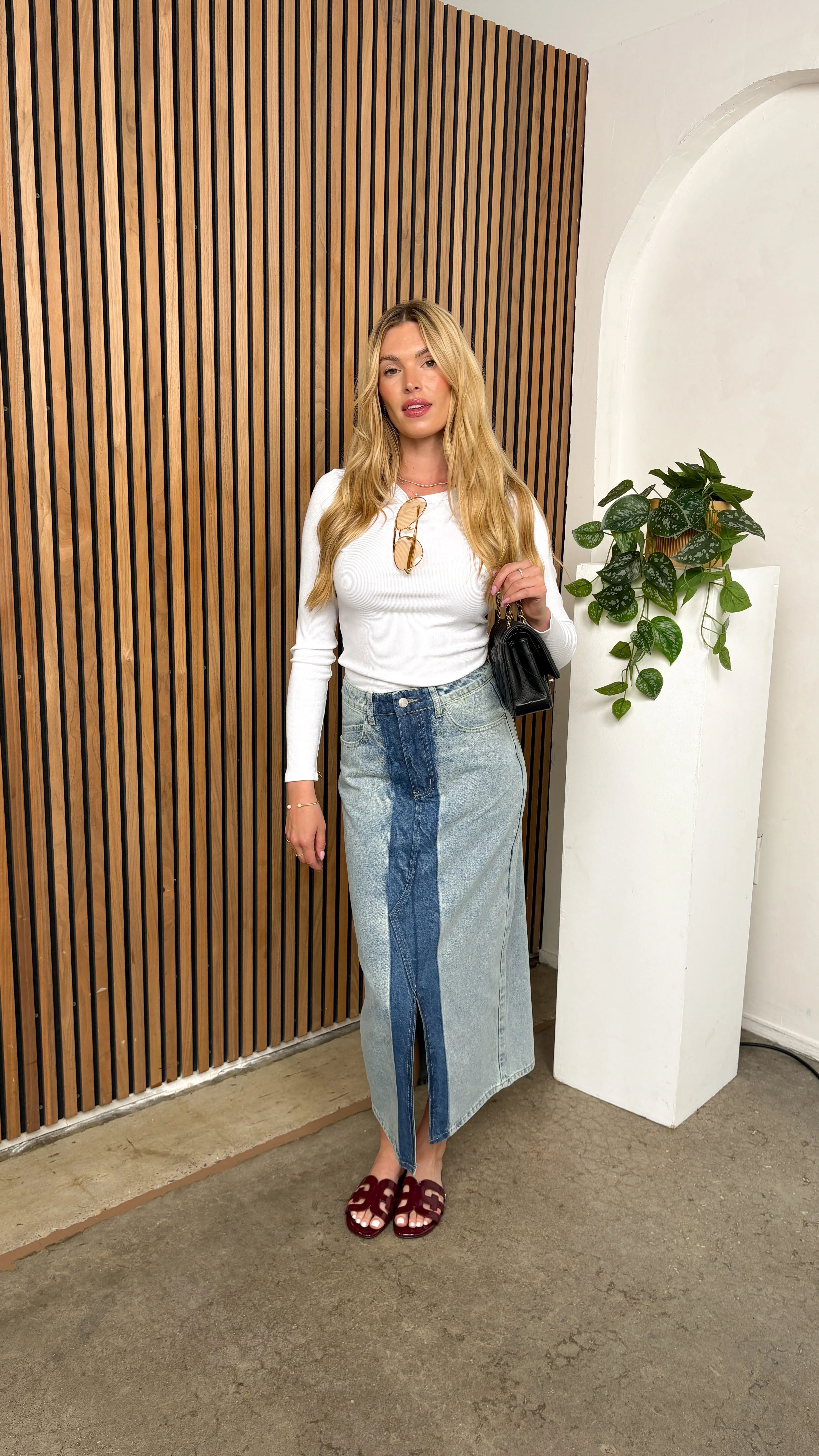 Spring Is Near Denim Skirt - Image 10