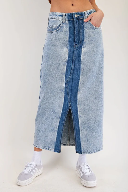 Spring Is Near Denim Skirt - Image 8