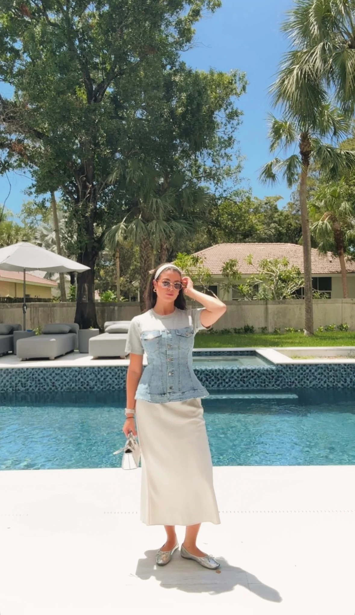 Tres Chic Denim Top - Image 2