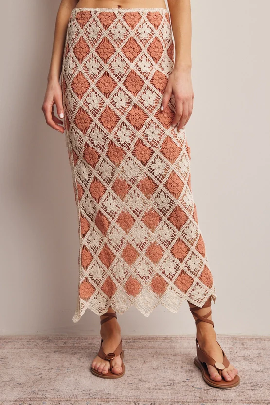 Diamond Club Crochet Skirt - Image 3