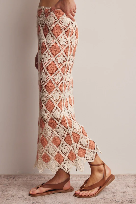 Diamond Club Crochet Skirt - Image 5