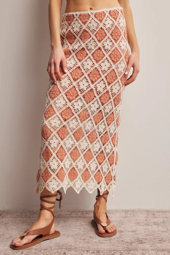 Diamond Club Crochet Skirt - Image 6