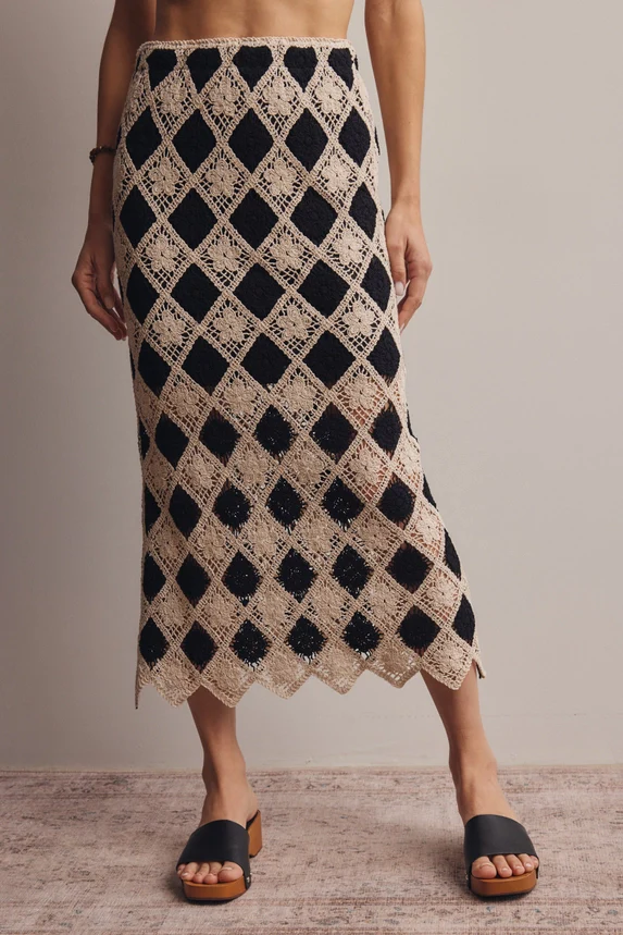 Diamond Club Crochet Skirt - Image 8