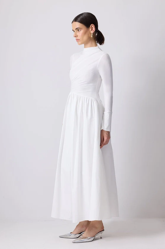 Heidi Draped Dress - Image 10