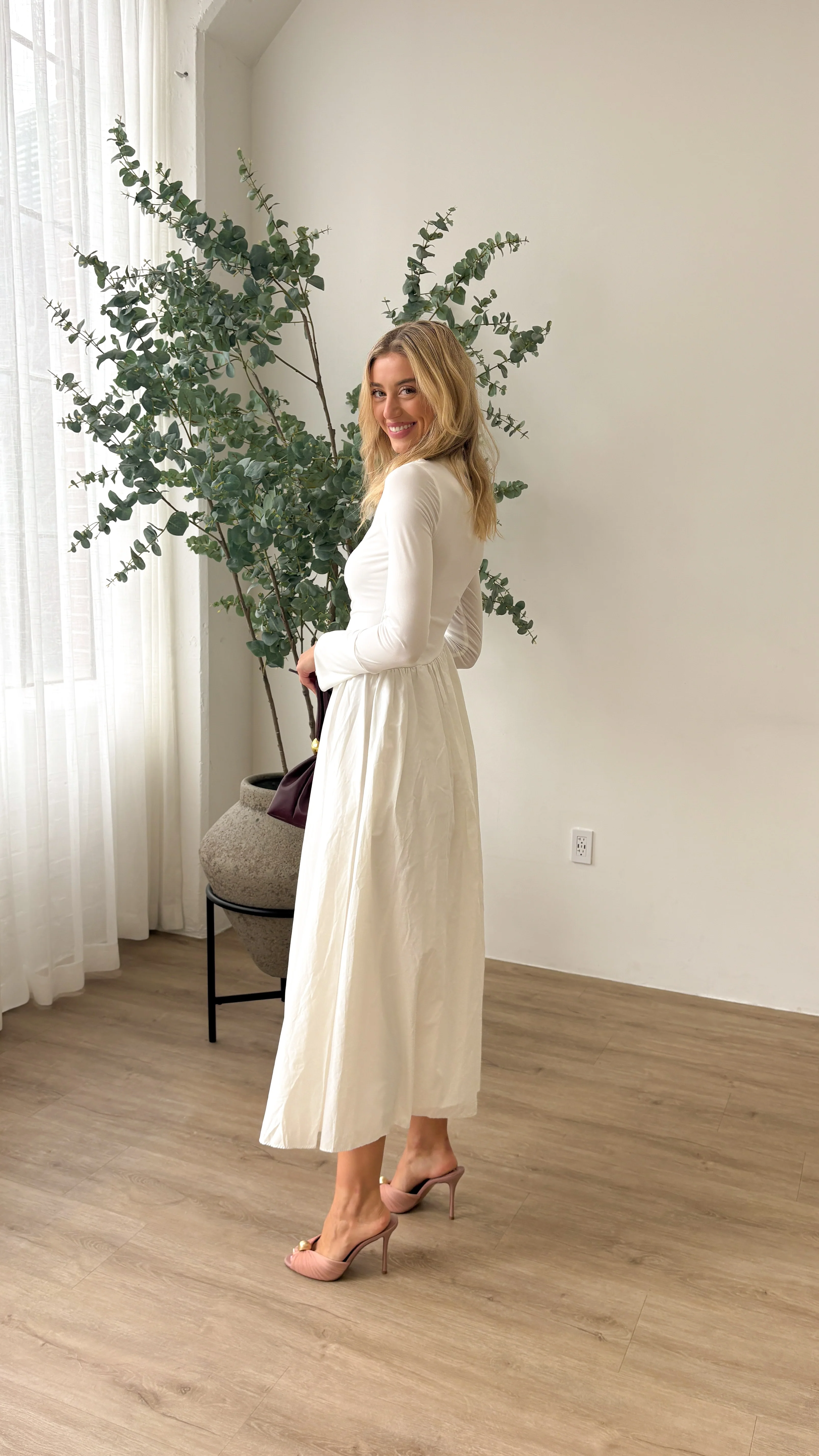Heidi Draped Dress - Image 12