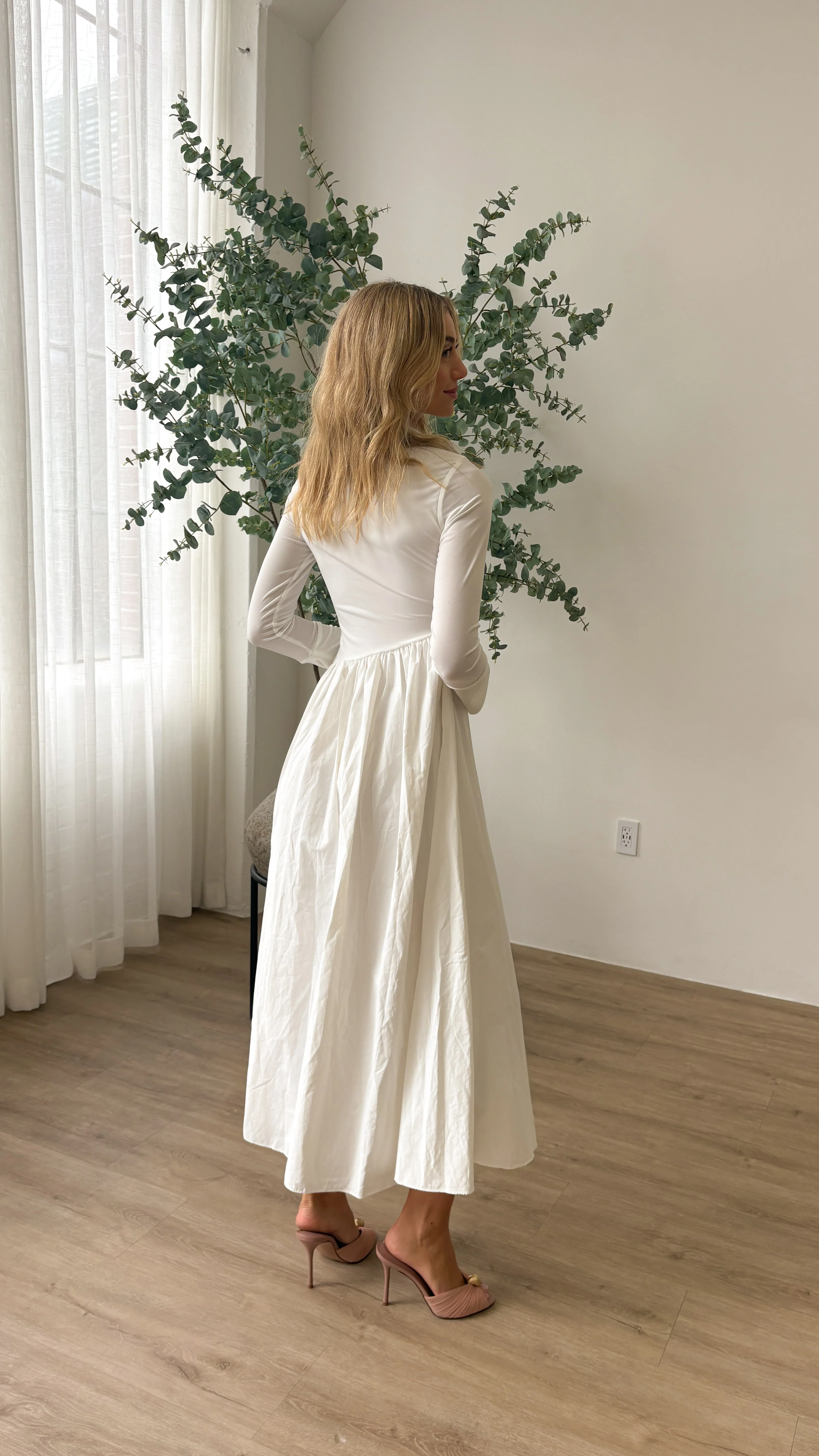 Heidi Draped Dress - Image 13