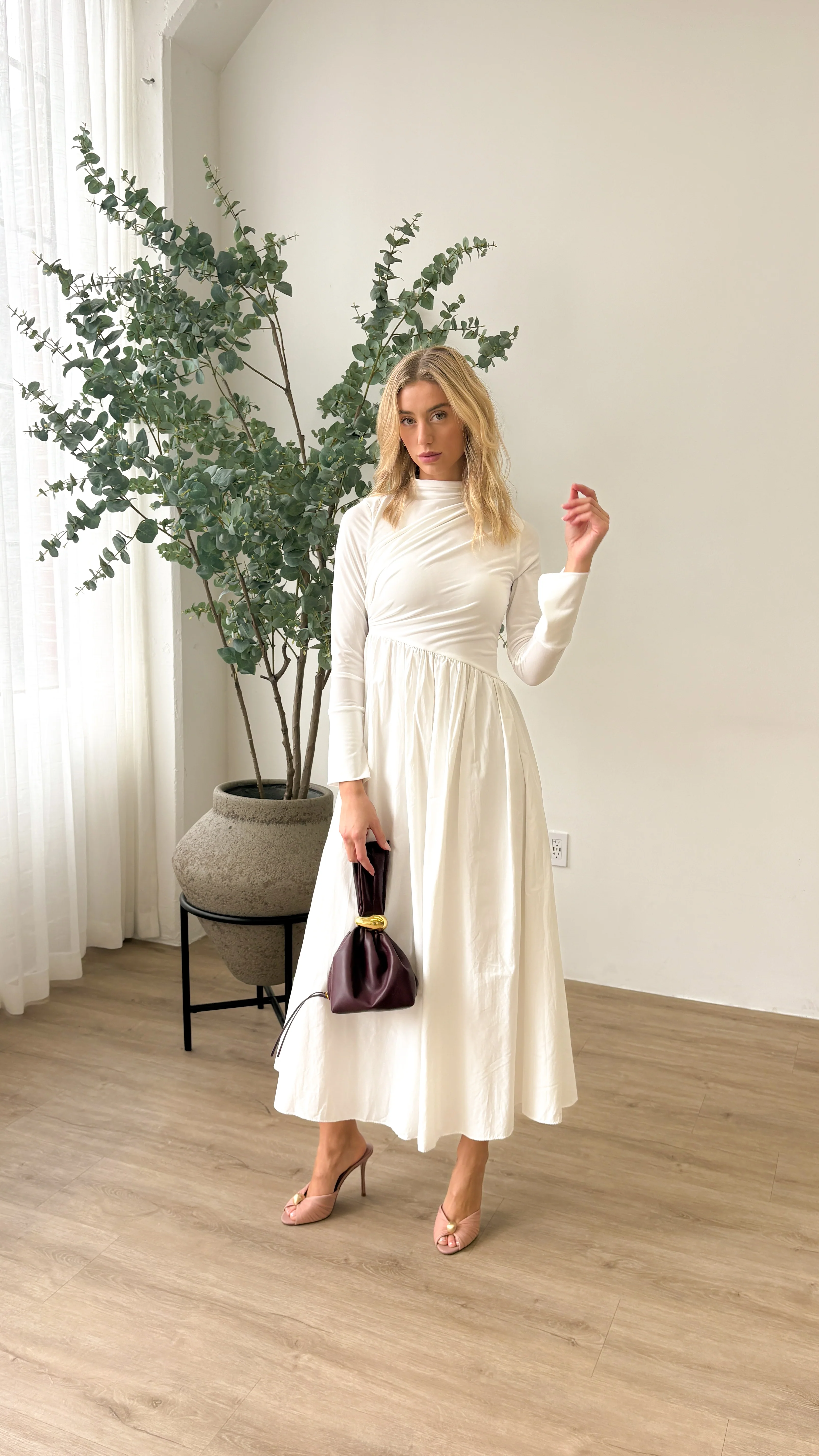 Heidi Draped Dress - Image 14