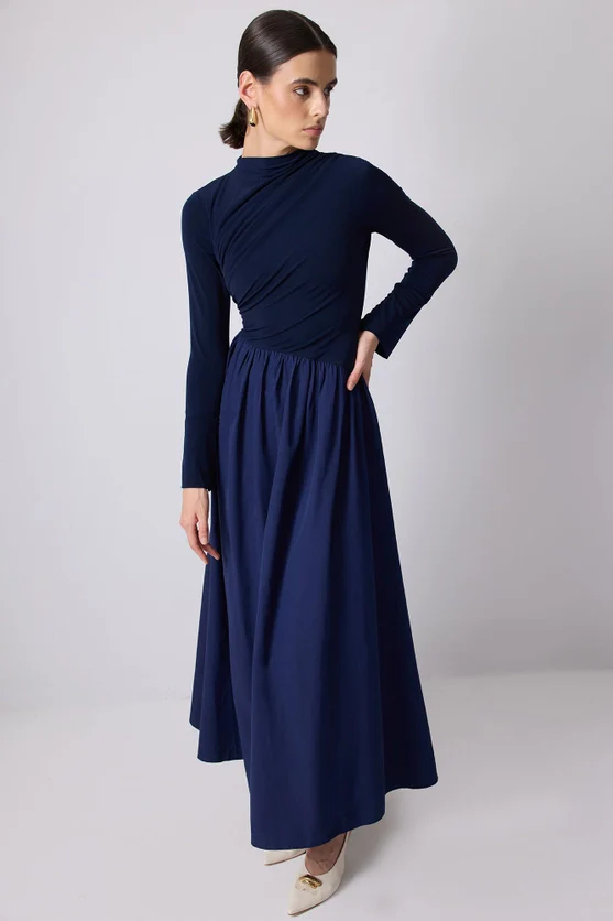 Heidi Draped Dress - Image 3