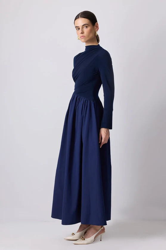 Heidi Draped Dress - Image 6