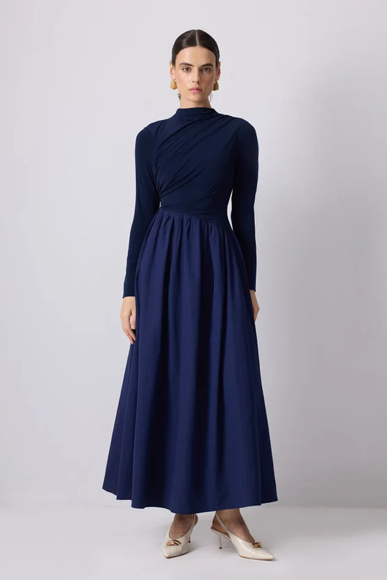 Heidi Draped Dress - Image 7