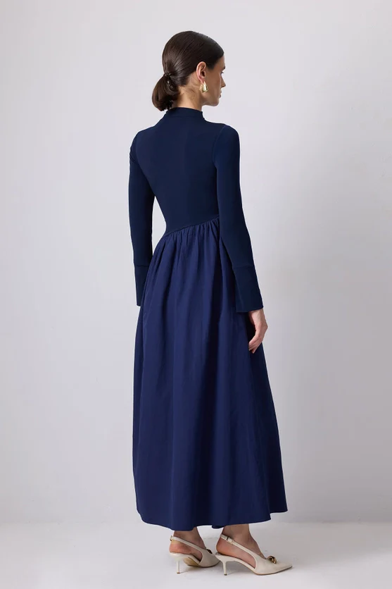 Heidi Draped Dress - Image 8