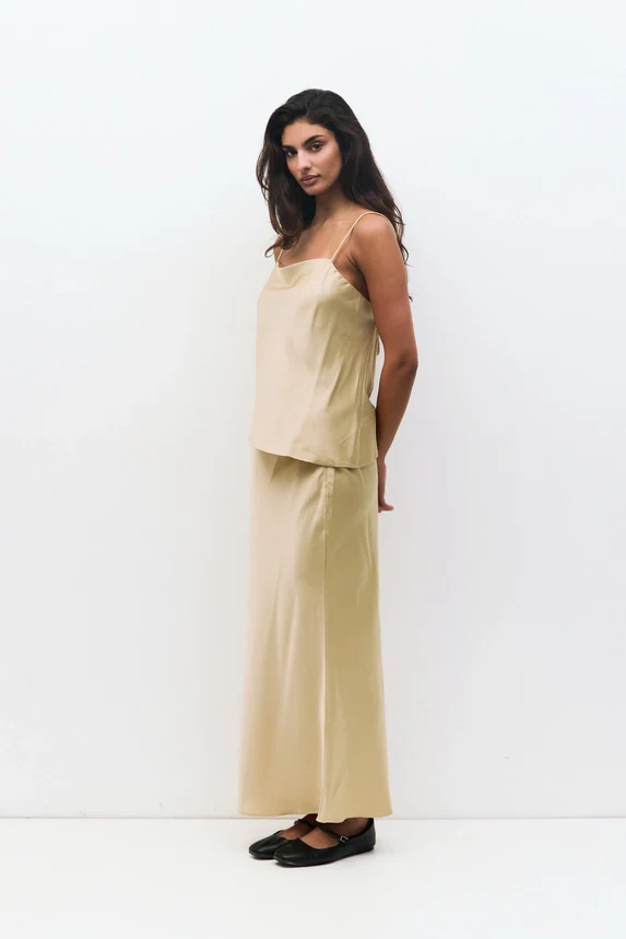Elena Maxi Slip Skirt - Image 9