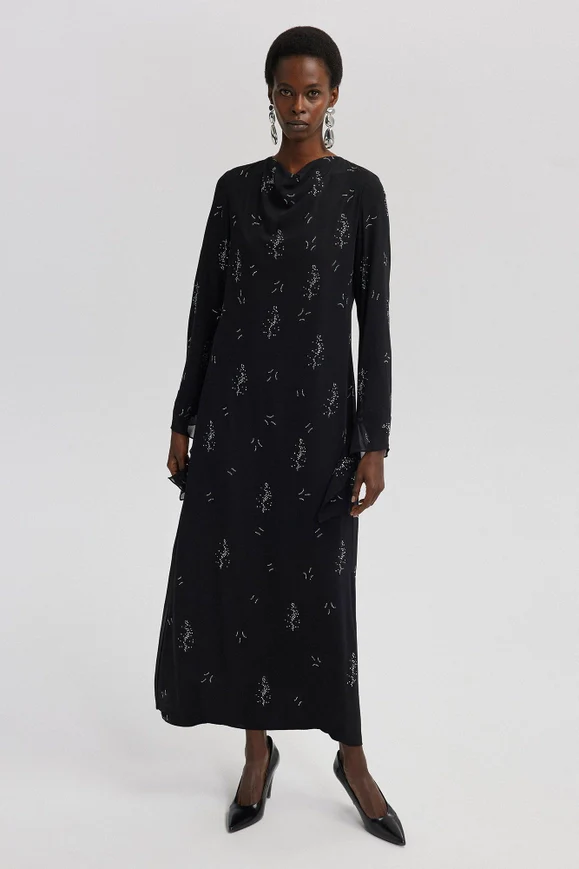Statement Chiffon Dress