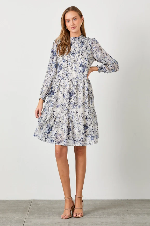Floral Frenzy Smocked Dress - Image 7