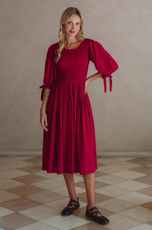 Freya Smocked Dress - Image 6