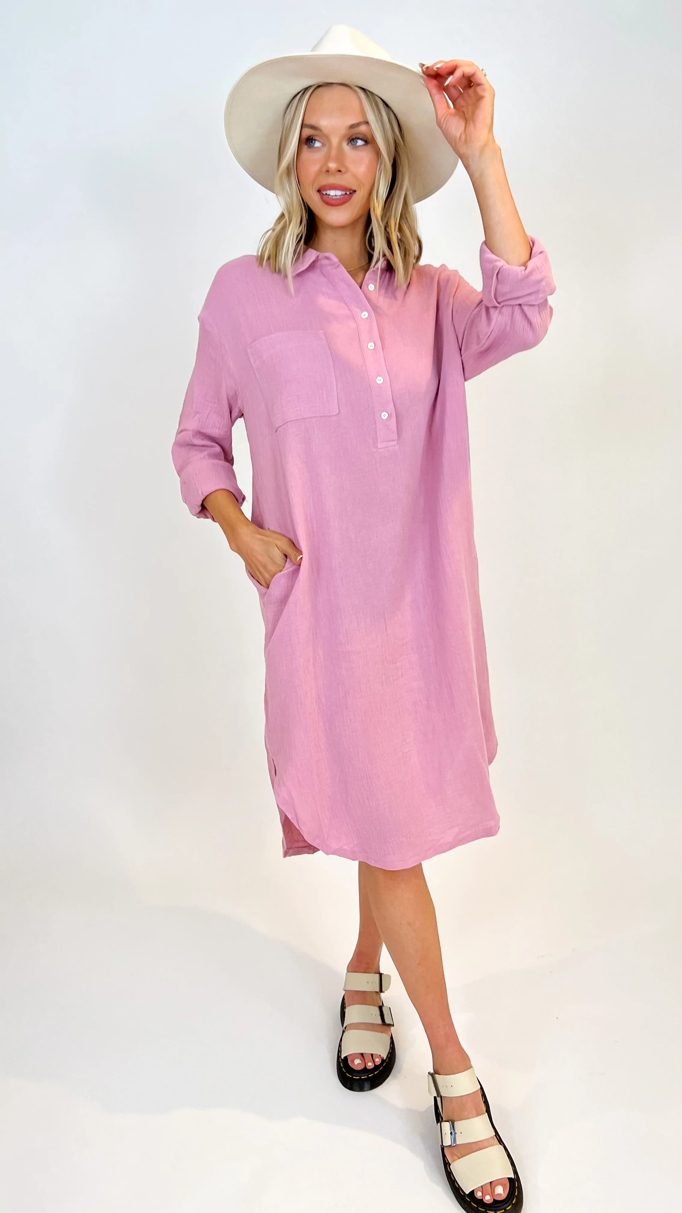 Hayden Gauze Dress - Image 7