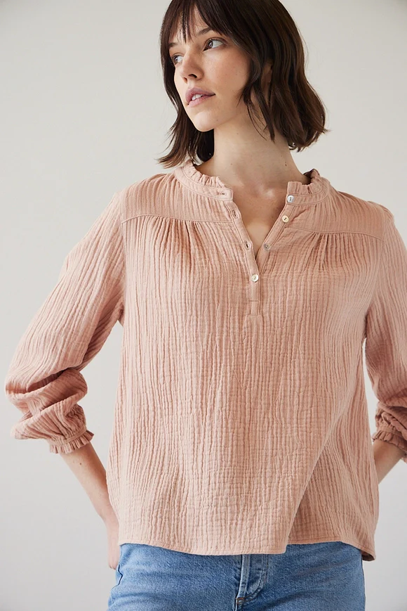 Wishlist Gauze Blouse