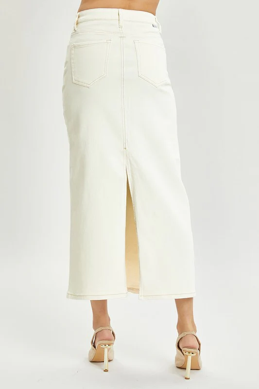 Wear Your Greens Denim Skirt - Image 7