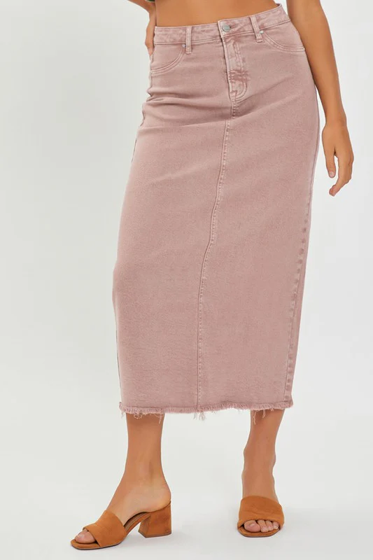 Better Together Maxi Denim Skirt - Image 4