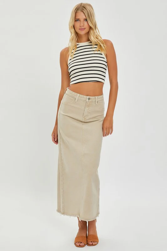 Better Together Maxi Denim Skirt - Image 7