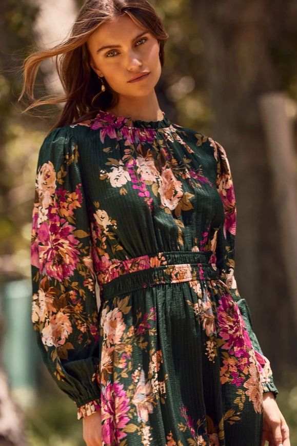 In The Fields Floral Dress - Image 3