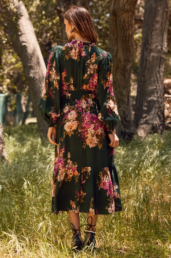 In The Fields Floral Dress - Image 4