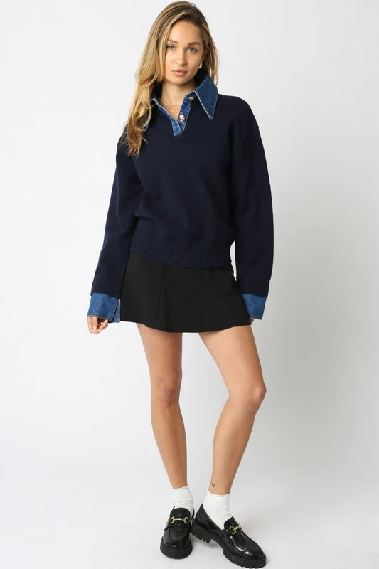Lover Denim Sweater - Image 11