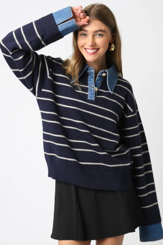 Lover Denim Sweater - Image 2