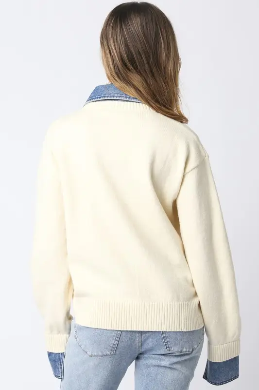 Lover Denim Sweater - Image 7