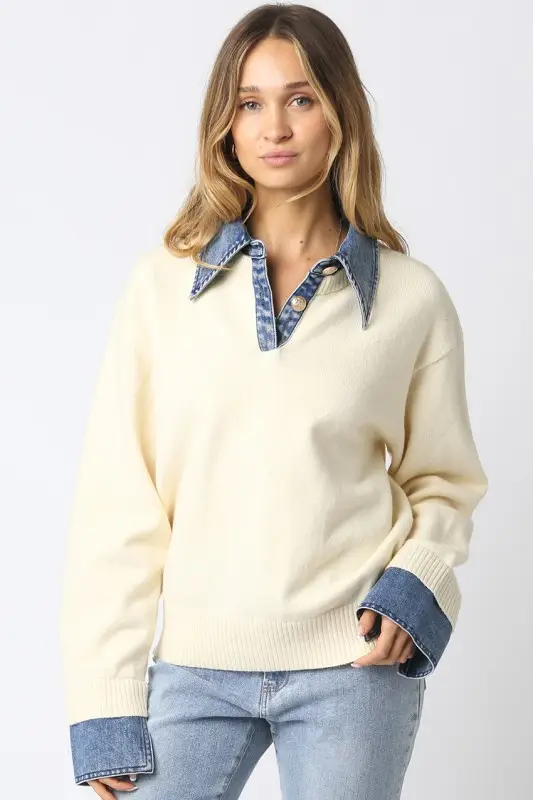 Lover Denim Sweater - Image 8
