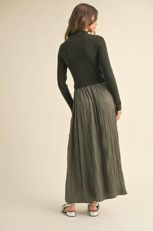 Jewel Knit Mix Maxi Dress - Image 4