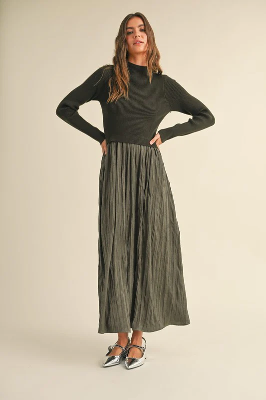 Jewel Knit Mix Maxi Dress - Image 5