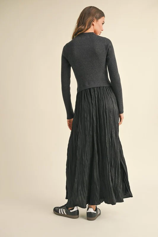 Jewel Knit Mix Maxi Dress - Image 7