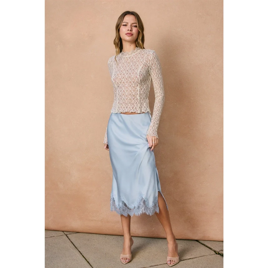 Diamond Lace Slip Skirt - Image 26