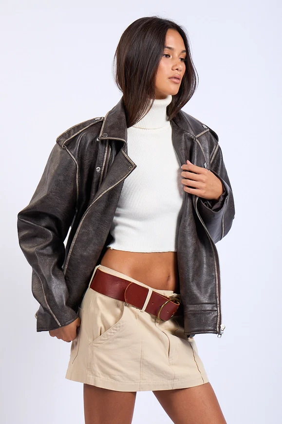 Bring It Leather Jacket - Image 4