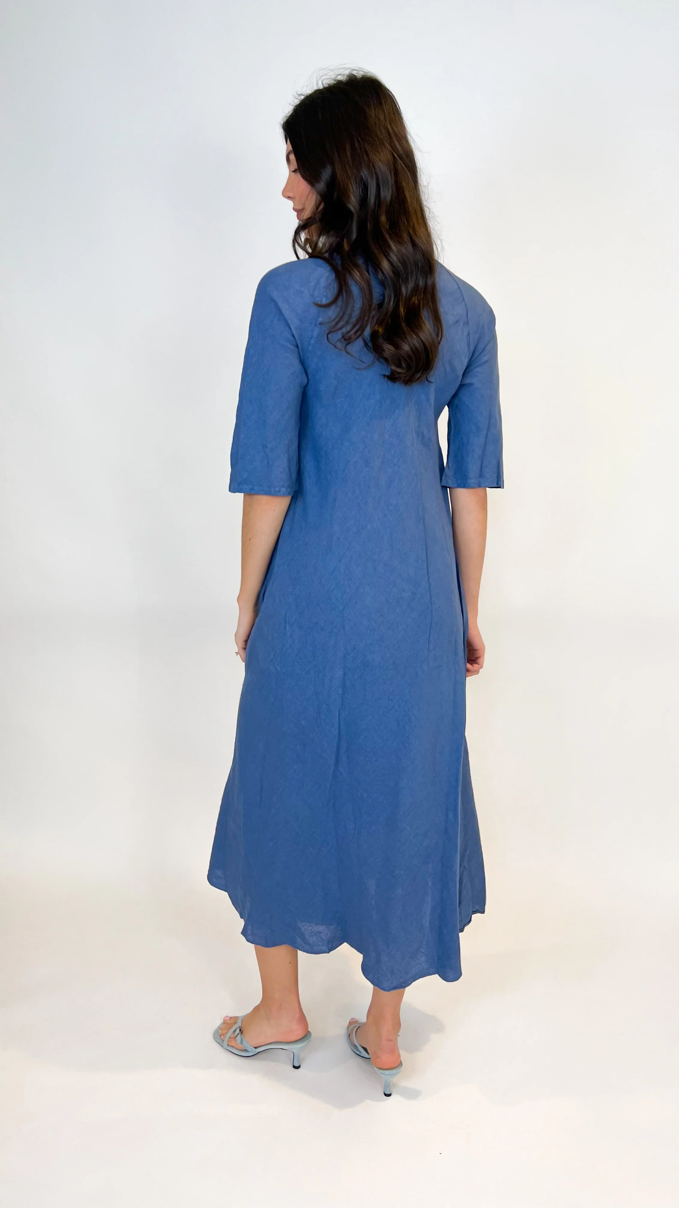 Darla Maxi Linen Dress - Image 12