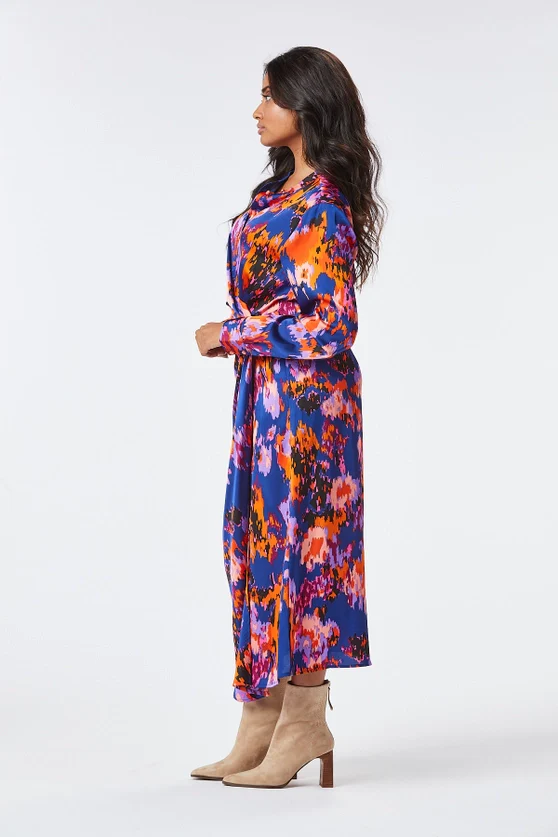 Lisa Satin Maxi Dress - Image 3